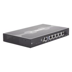 EdgeRouter 6 PoE pasivo 24 V, con 5 puertos 10/100/1000 Mbps + 1 puerto SFP, con funciones avanzadas de ruteo