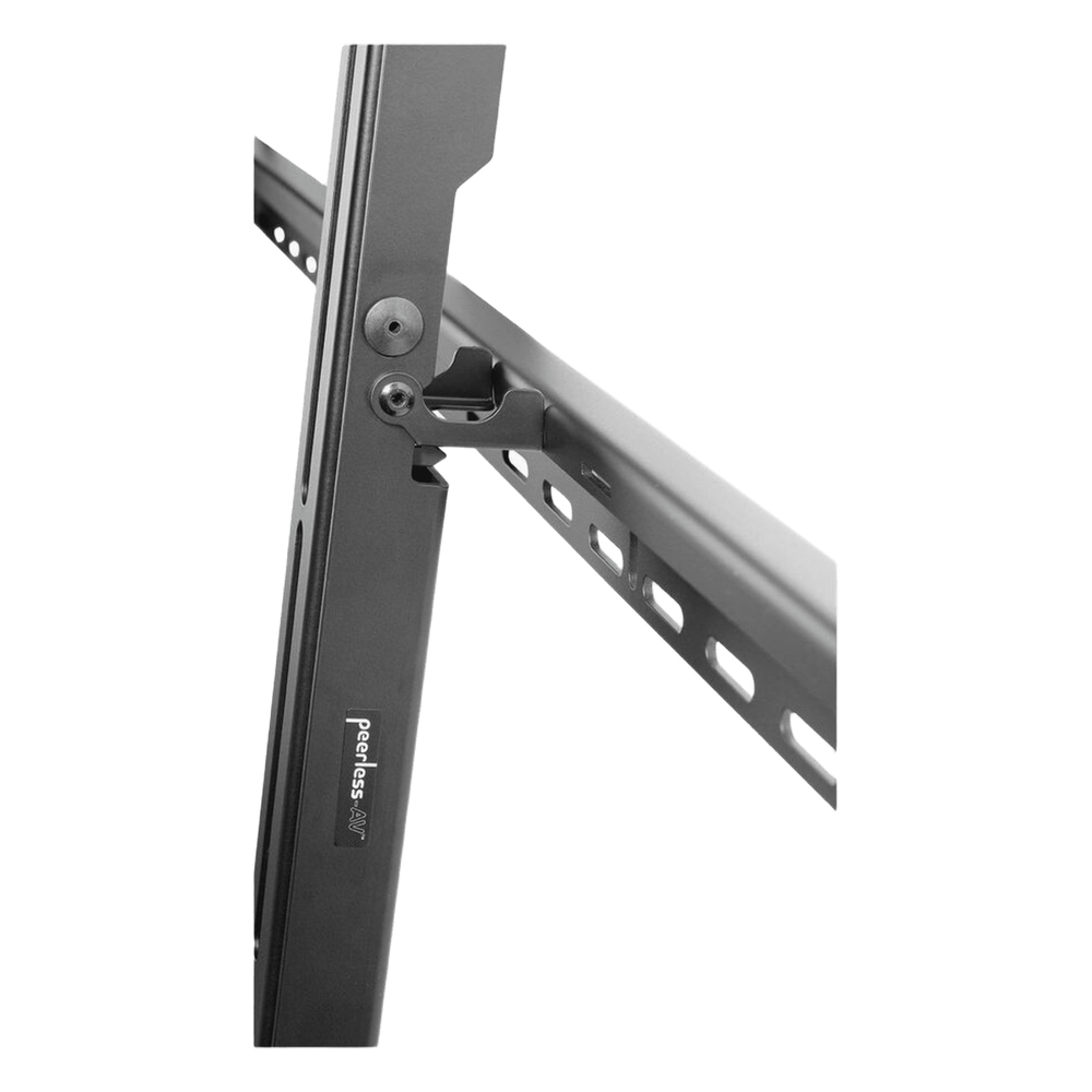 Montaje Universal Pantallas Planas 60"-98" / Capacidad 350 lb (158 kg) / Perfil Ultra Delgado 1.73" / Auto-Bloqueo sin Herramientas / Placa Abierta para Cableado / VESA hasta 1100 x 600