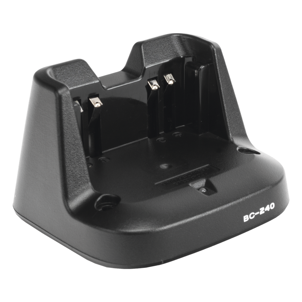 Cargador Rápido de Escritorio / Carga en 2.2 Horas / LED Multicolor / Protecciones de Voltaje y Temperatura / Para Batería TXBP298 y Radios ICOM IC-F3003/4003