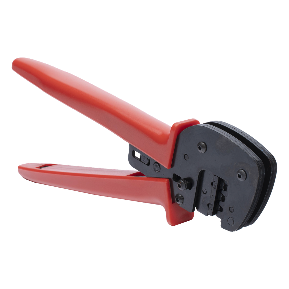 Pinza para Ponchar / Crimpar terminales de Conectores MC4 para paneles solares.