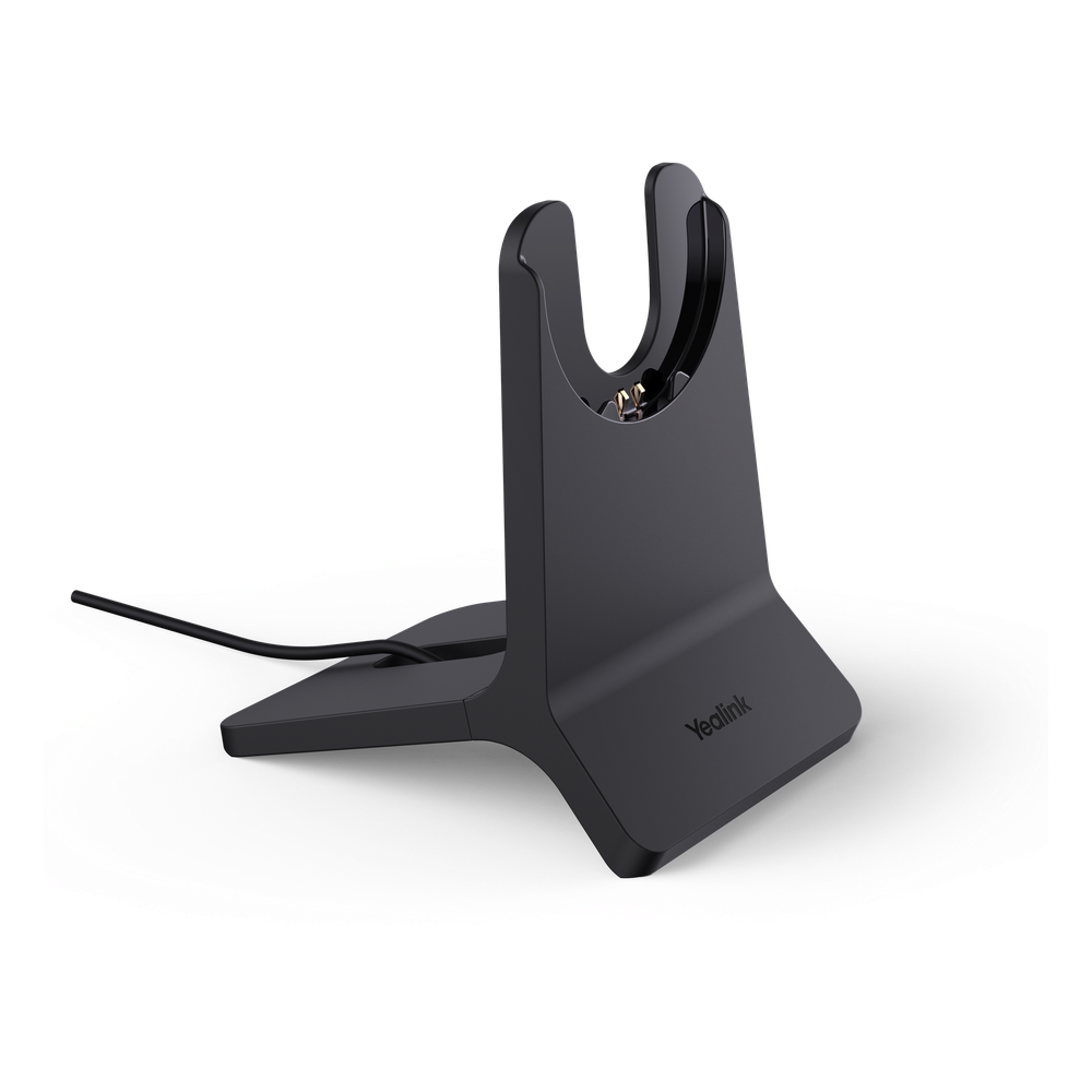 Auriculares mono Yealink BH70 edición MS con base de carga / Bluetooth 5.3 con adaptador USB C&A / 35 horas de conversación / Cancelación de ruido con 3 micrófonos