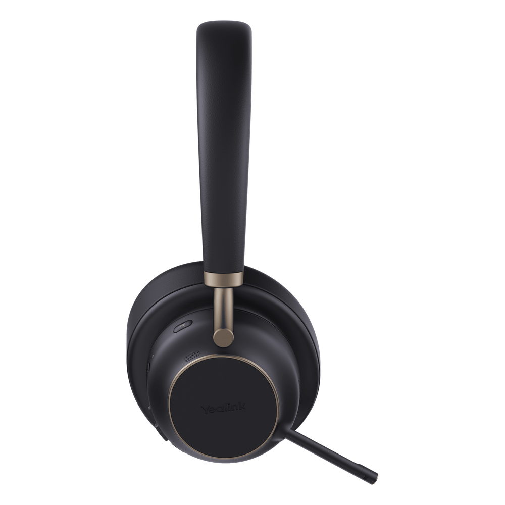 Diadema Inalámbrica BH76 Plus UC Black USB C/A de Yealink con Compatibilidad Completa para Plataformas UC y 6 Micrófonos para Voz de Alta Claridad