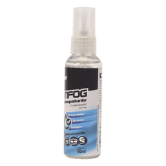 Antiempañante, ideal para eliminar problemas de empañamiento en googlees, mascaras, cascos, lentes, bote 60 ml