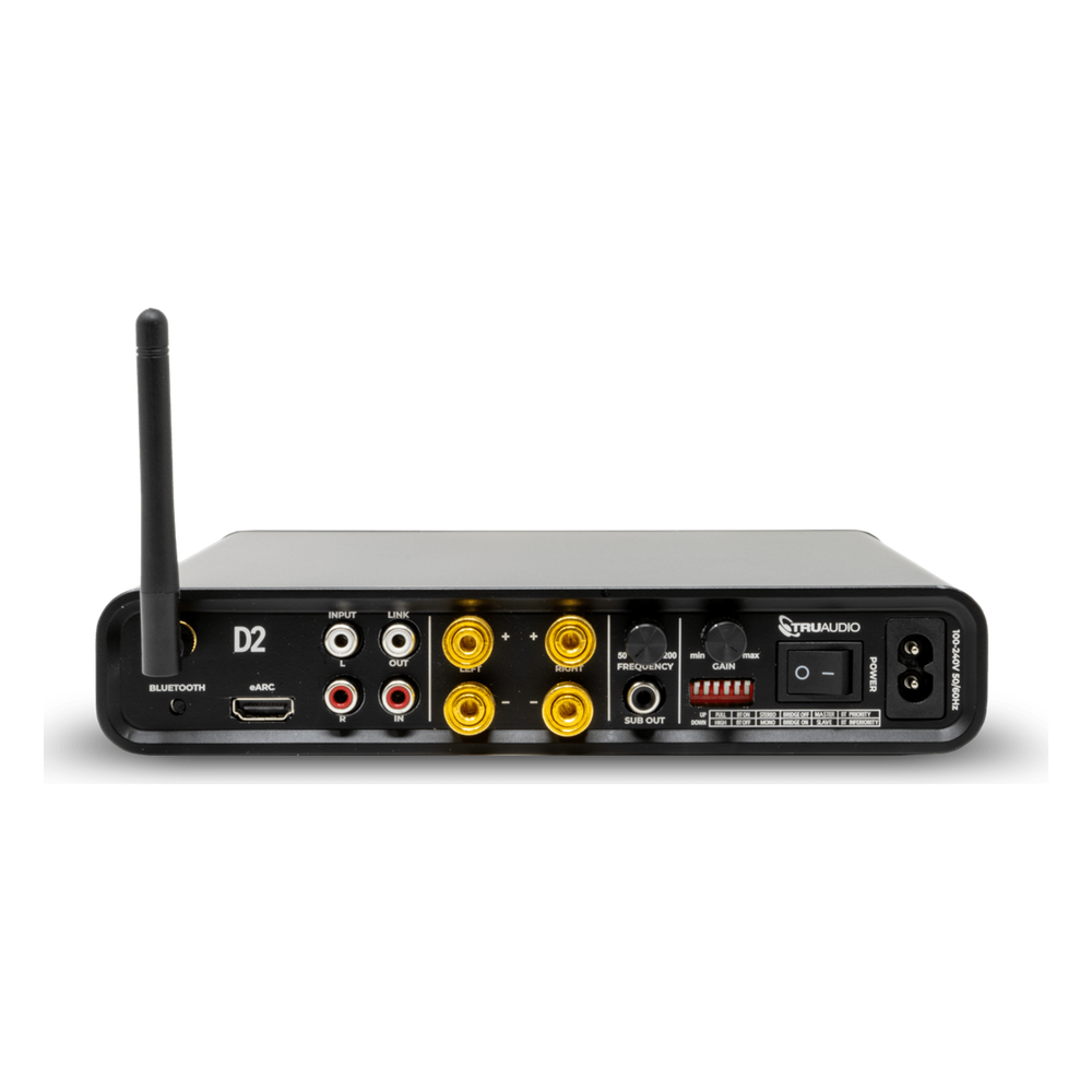 Amplificador de 2 canales | 100 W | HDMI eARC | Bluetooth