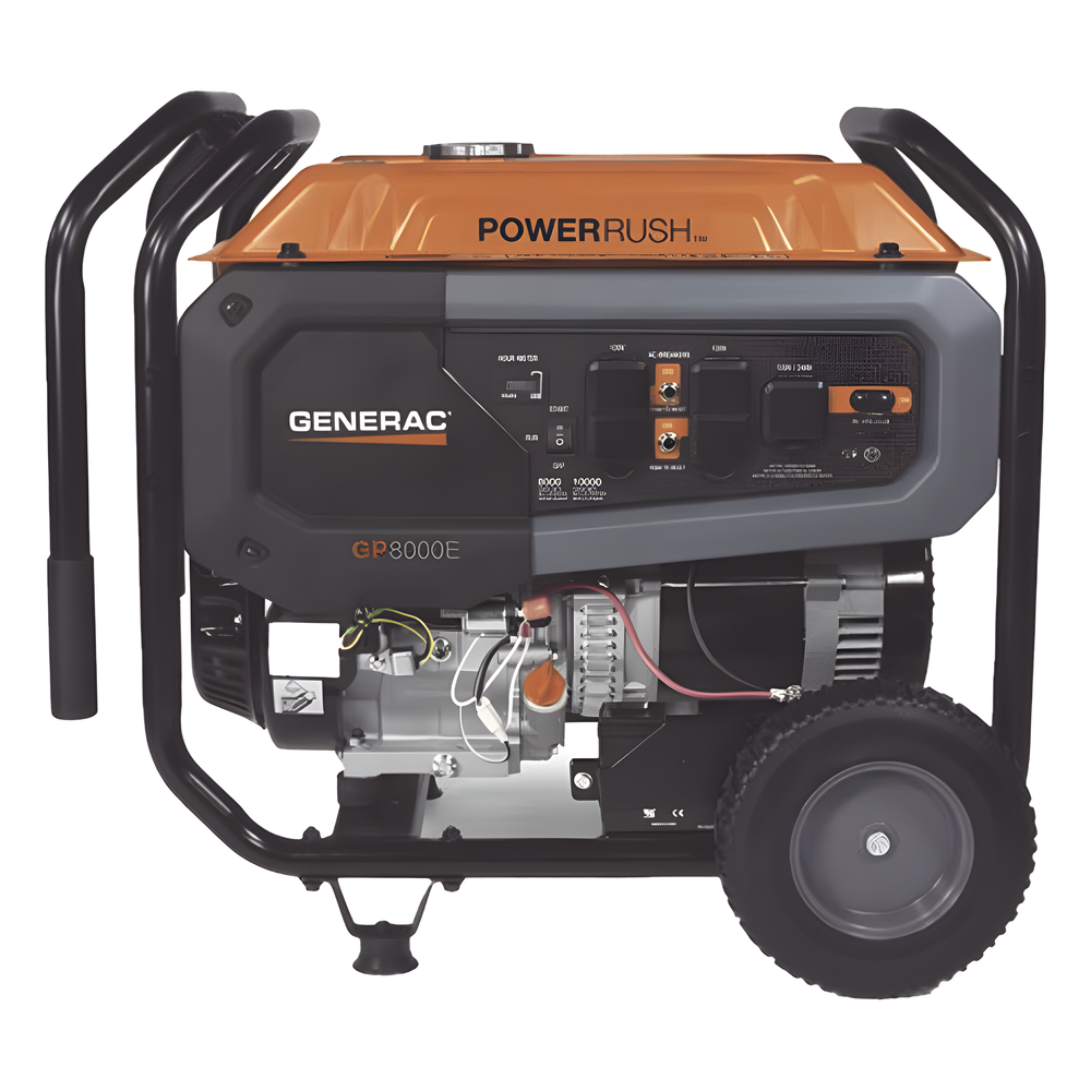Generador Portátil a Gasolina, 8 kW, 120/240Vca, Arranque Eléctrico