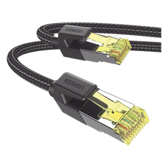 Cable Ethernet Cat7 CLASS F/FTP Redondo con Malla de Nylon 3 Metros (9.84 Pies)