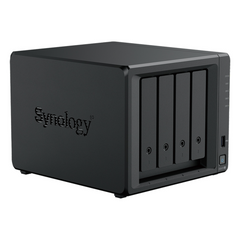 NAS DiskStation DS425+ | 4 Bahías | Intel Celeron J4125 2.7 GHz | 2 GB DDR4 / 2.5GbE + 1GbE | 2 Puertos USB 3.2 Gen 1 | 2 Ranuras M.2 NVMe | Hasta 80 TB | Synology DSM.