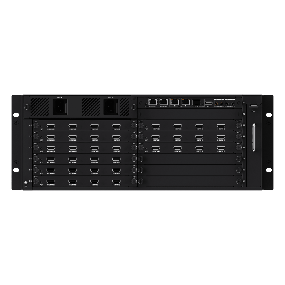 Servidor Decodificador 16 Entradas + 32 Salidas HDMI / 256 Canales Decodificación 1080p / Compatibilidad ONVIF / Rack 3U