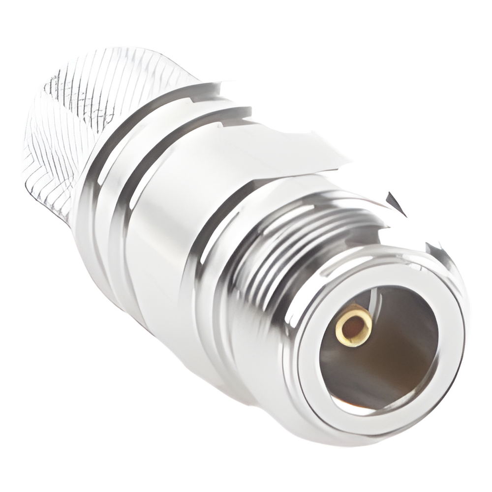 Conector N Hembra Plegable con Pin Cautivo para cable LMR600, LP600