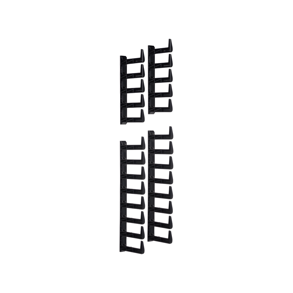 Kit de Dedos Para Administración de Cables en Gabinetes FlexFusion™ Light, de 42 UR,  Dedos de 100 mm de Longitud, Color Negro