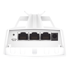 Punto de Acceso Exterior Bridge 5 GHz / 867 Mbps / Alcance 5 km / IP65 / 3 Puertos Gigabit / Gestión Omada SDN / Protección Rayos 6 kV / PoE Pasivo