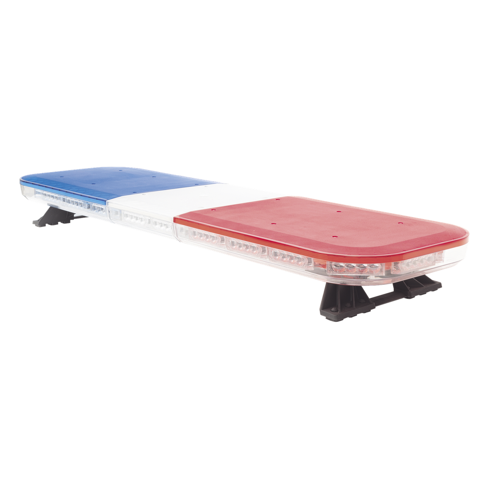 Barra de luces de 47" rojo/azul, 88 LED, con control de tráfico en color rojo/azul, ideal para equipar unidades de seguridad pública
