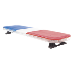 Barra de luces de 47" rojo/azul, 88 LED, con control de tráfico en color rojo/azul, ideal para equipar unidades de seguridad pública