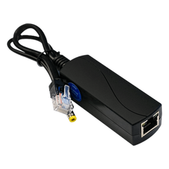 Splitter PoE / IEEE 802.3af/at / 30W / Puerto Gigabit / Salida DC 12V 2A / Indicadores LED / 95x26x20 mm (3.74x1.02x0.79 in)