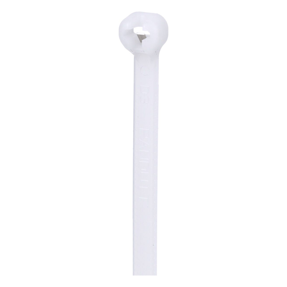 Cincho de Nylon 6.6 Dome-Top® Con Lengüeta de Bloqueo de Acero Inoxidable, 305 mm largo x 4.7mm ancho, Color Natural, Paquete de 100pz