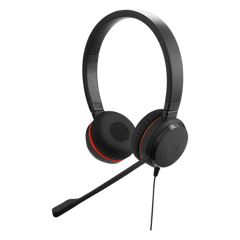 Jabra Evolve 20 DUO con conexión USB C/A, Micrófono con Cancelación de Ruido de Ultima Generación, Configuración Plug and Play (4999-829-269)