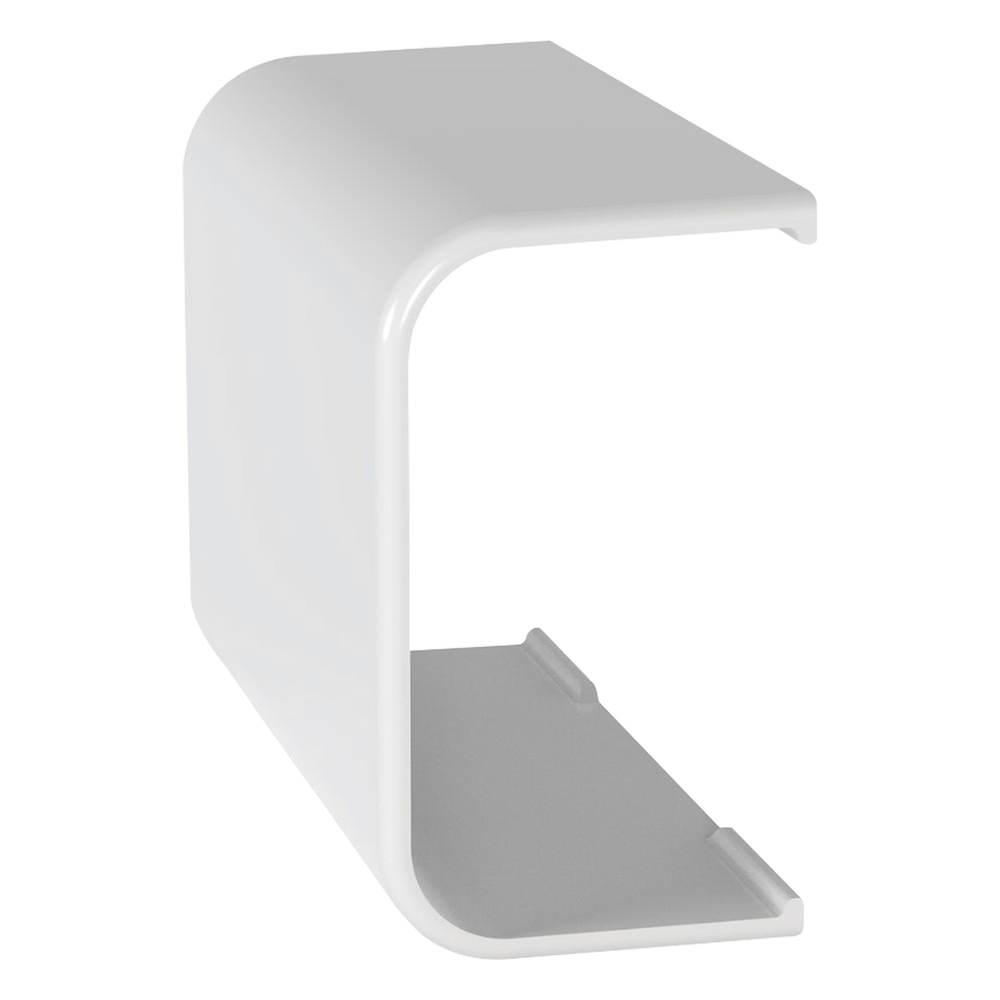 Unión recta, para uso con canaleta LD10, material ABS, Color Blanco