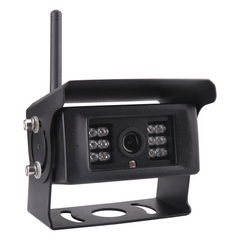 Sistema Profesional Inalámbrico de Cámara de Reversa Infrarroja y Monitor de 7" para Vehículos de Trabajo y Montacargas