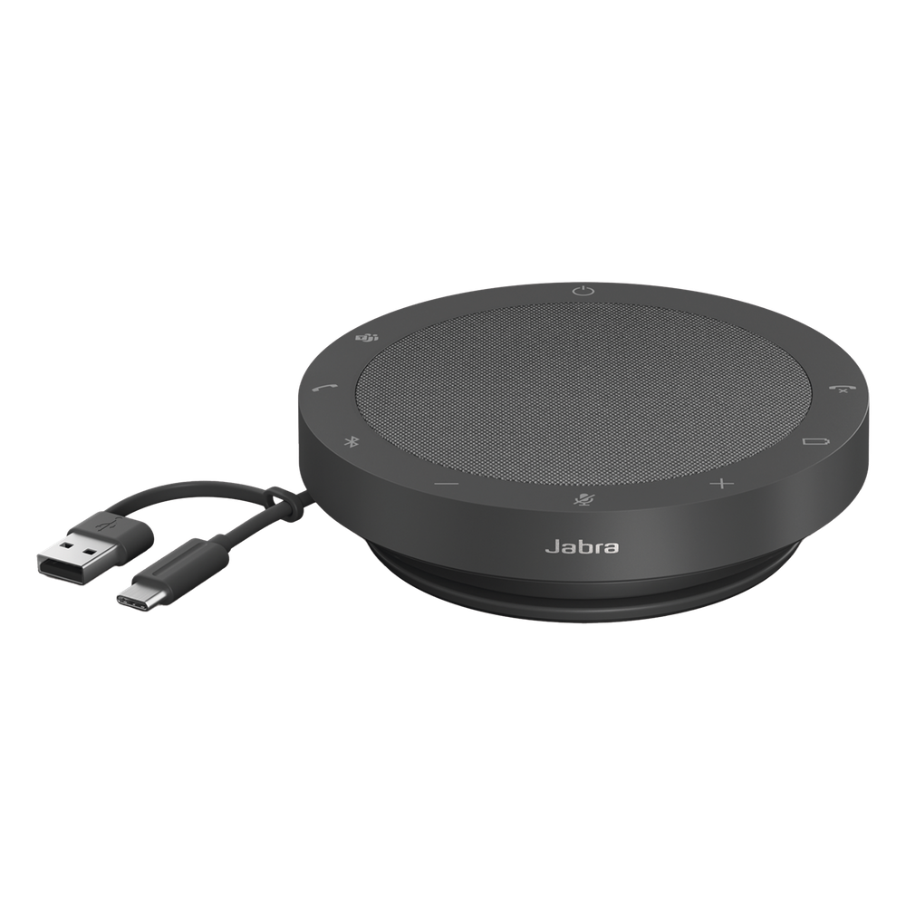 Speak 2 55 MS, Altavoz portátil con micrófono integrado, sonido increíble para conferencias y música, versión MS, Cancelación de eco acústico (AEC) (2755-109)