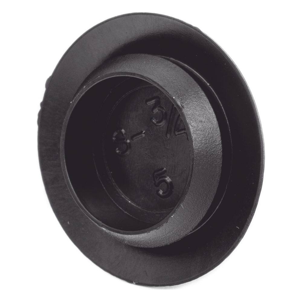 Tapón de plástico para perforación de 3/4"
