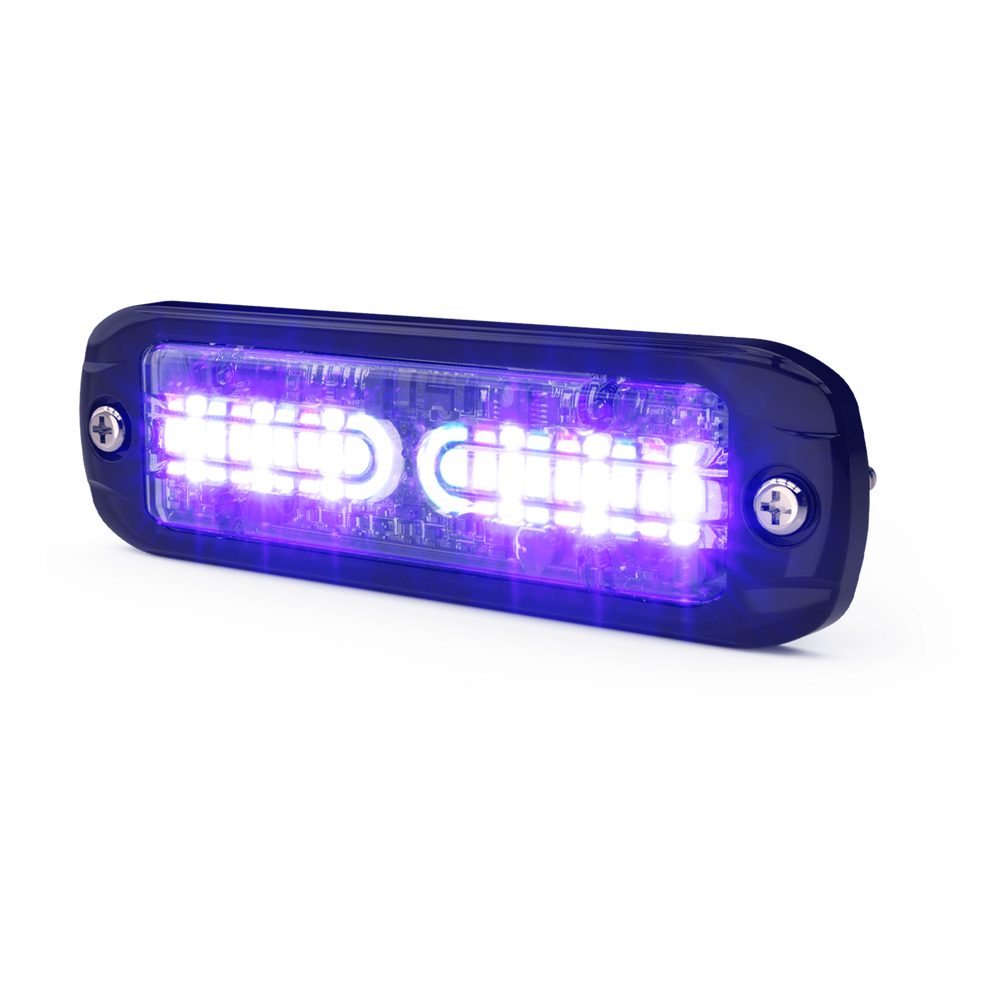 Luz Auxiliar de 12 LED Ambar/Violeta Para la Detección Materiales de Alta Visibilidad