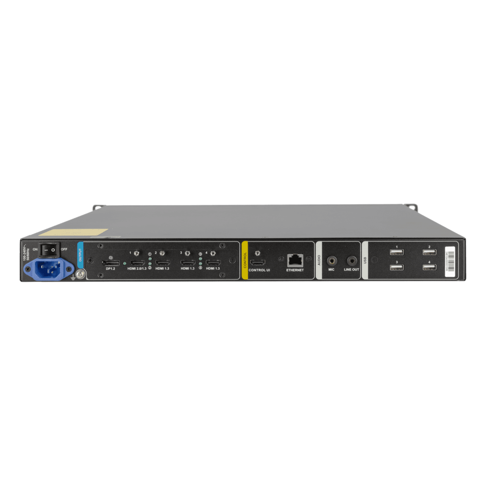Servidor de Medios ET1S-G / 1x Salida 4K×2K@60Hz / 4x Salidas HDMI 1.3 / 1x Salida DP 1.2 / 16 GB RAM / 250 GB SSD / Windows 10 Enterprise LTSC / Kompass FX1