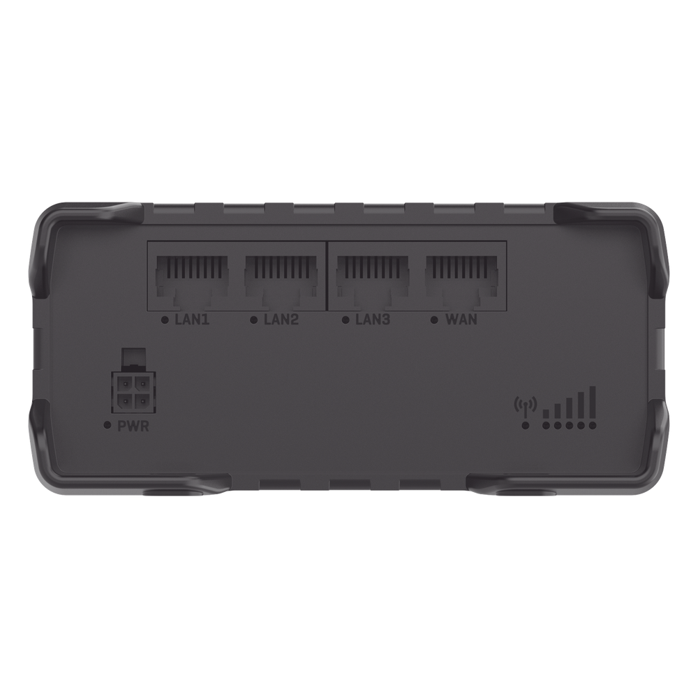 Router Industrial LTE 4G / 150 Mbps Cat 4 / 4 Puertos Ethernet / WiFi 2.4 GHz / Doble SIM / Montaje DIN / -40°C a 75°C