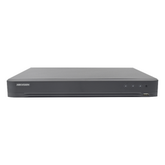 [Audio Bidireccional] DVR 32 Canales TurboHD + 8 Canales IP / 5 Megapixel Lite - 3K Lite / Acusense / Reconocimiento Facial  / Audio por Coaxitron / 2 Bahías de Disco Duro / H.265+ / Salida de Video en Full HD