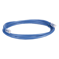Cable de Parcheo UTP, Cat6A, 24 AWG, CM, Color Azul, 4.57 Metros (15 Pies)