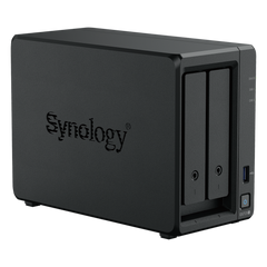 NAS Synology DiskStation DS725+ | 2 Bahías | Expandible hasta 7 Unidades | 2 Ranuras M.2 NVMe | Puerto 2.5GbE | Rendimiento 276 MB/s Lectura y 224 MB/s Escritura | Compatible con Unidad de Expansión DX525.