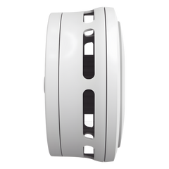 Detector de humo fotoeléctrico autónomo compacto con baterías AA reemplazables, pieza individual