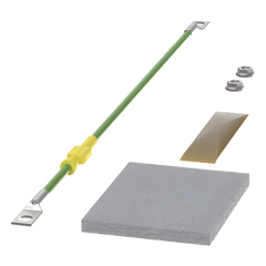 Kit de Conexión a Tierra, Para Uso con Gabinetes Multipropósito, Incluye Cable 14 AWG y Accesorios