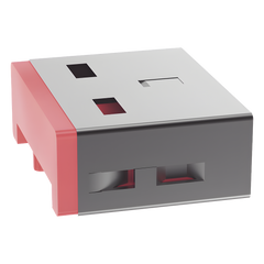 Dispositivo de Bloqueo Smartkeeper, Para Puertos USB-A, Color Rojo, 1 Pieza