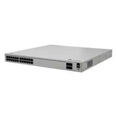 Switch eKit Distribución/Acceso Administrable Capa 3 / 24 Puertos Gigabit PoE++ & 4 Puertos SFP+ 10 Gbps / PoE Budget 2,268 W / Soporta iStack / Gestión Gratuita desde la Nube / Sin Licenciamiento