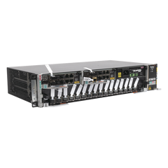 OLT Carrier Class Modular GPON, 2 Ranuras, Incluye 1 Tarjeta GPOA de 16 puertos GPON, 1 Fuente de CA, 2 UR, Gestión por UNM2000, CLI, Incluye Instalación de Software UNM2000, (Interoperabilidad con ONUs de Terceros sin Costo)