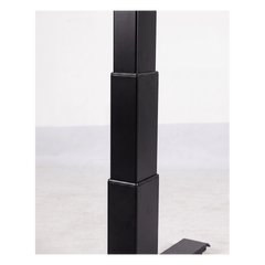 Base de Escritorio Motorizado Profesional / Altura Ajustable 60-125cm / Estructura Estable / Funcionamiento Suave / 3 Preset de Posiciones / Color Negro / Soporta hasta 100Kg de carga
