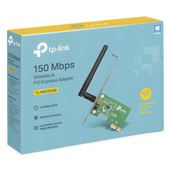 Adaptador Inalámbrico PCI Express / Velocidad inalámbrica de hasta 150 Mbps / Cifrado WPA/WPA2 / Compatible con windows y Linux