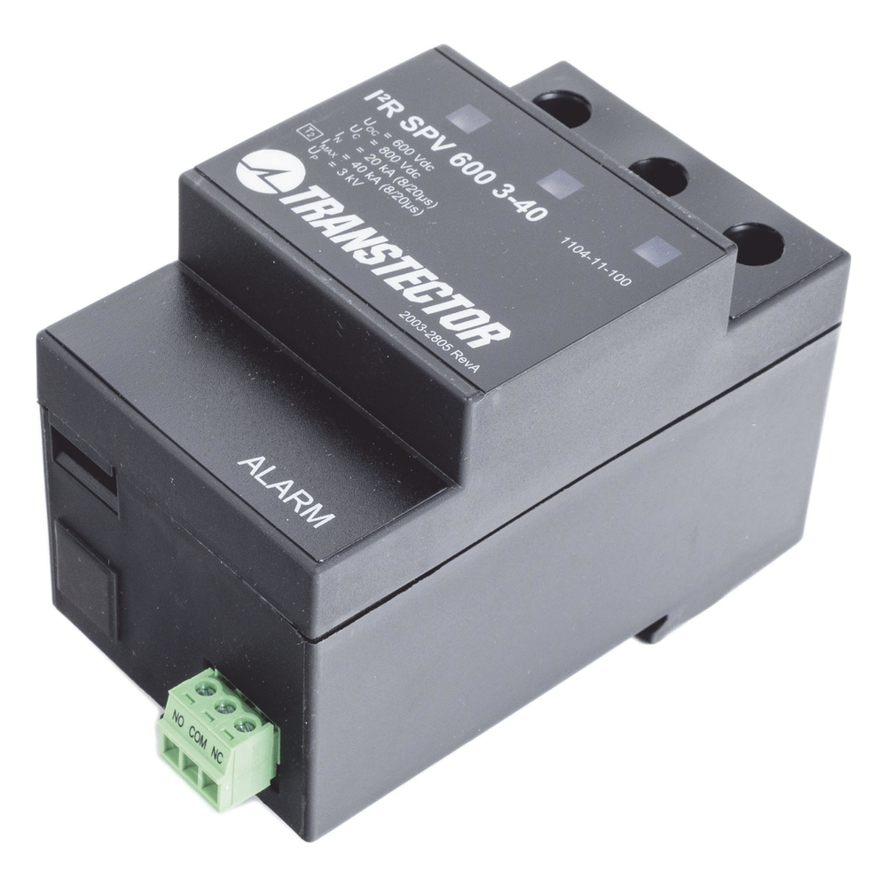 Supresor de Sobretensiones A 600 VDC Tipo 2 En Montaje DIN Rail (1104-11-100)