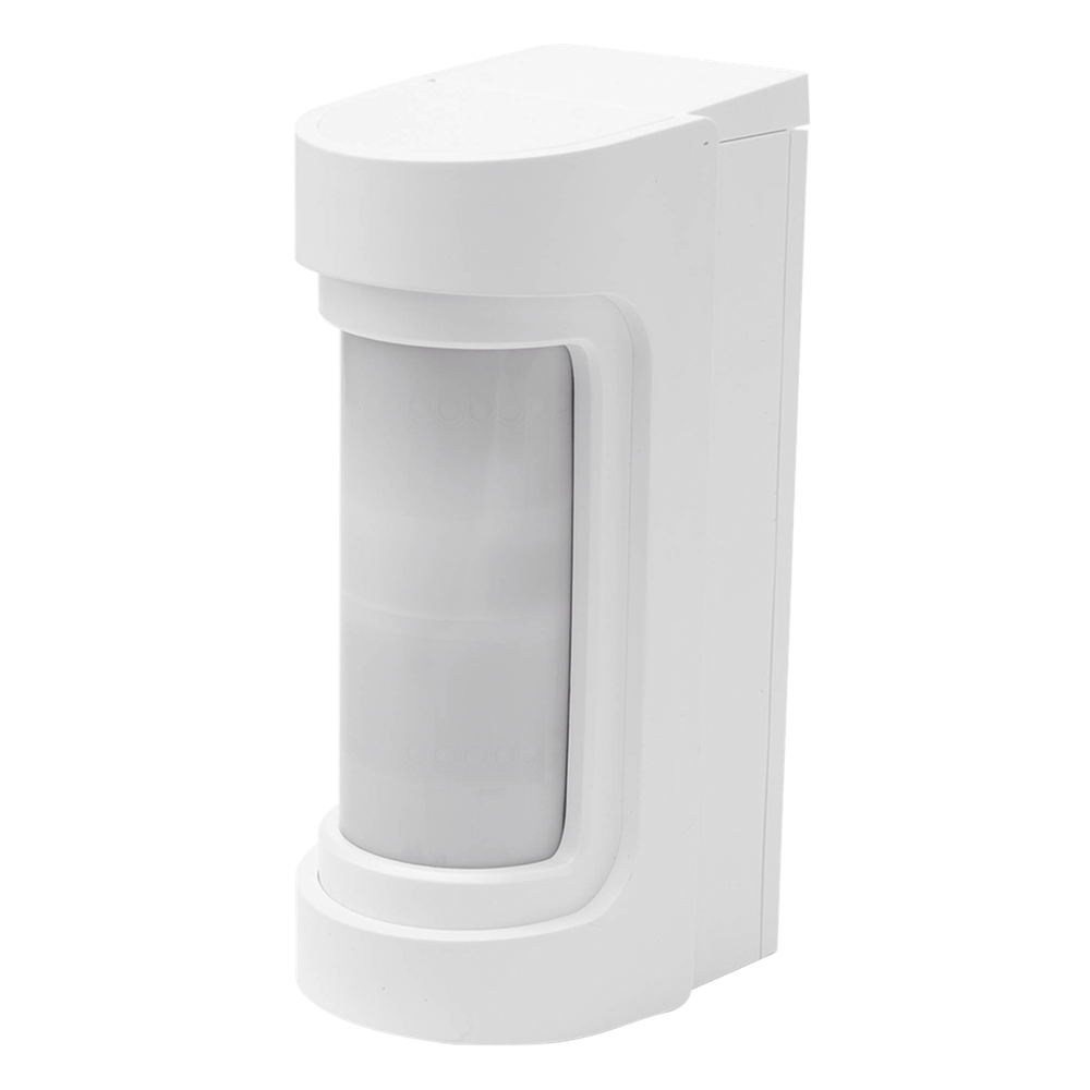 Detector de movimiento PIR dual inalámbrico para exteriores con batería de litio de larga duración