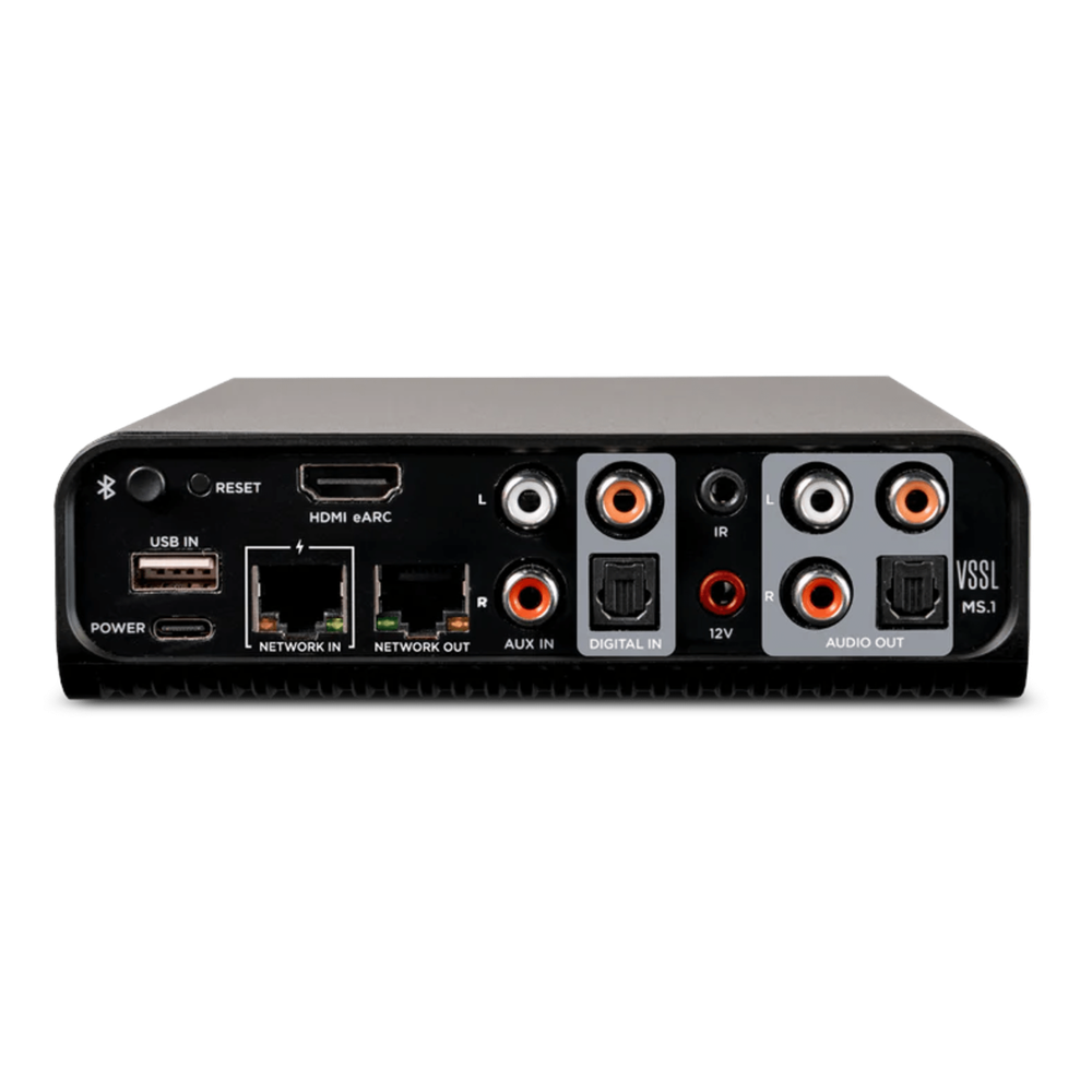 Streamer Audio M Series | Native Streaming™ | AirPlay 2 | Google Cast | Spotify Connect | TIDAL Connect | Bluetooth LE Audio | HDMI eARC | PoE | 12V Trigger | Variable Audio Output
