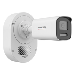 Bala IP 4 Megapixel / ColorVu 3.0 + SoundMax / Lente 4 mm / Dual Light 50 mts (164 ft) IR + Luz Blanca / Bocina + Micrófono Integrados / AcuSense Lite / Exterior IP67 / WDR 120 dB / PoE / Micro SD