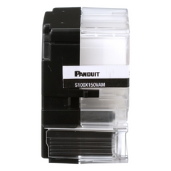 Casete de 175 Etiquetas Autolaminadas de 25.4 x 38.1 mm (1 x 1.5 pulgadas), para Cables de 4 a 8.1 mm (0.16 a 0.32 pulgadas) de Diámetro, Área de Impresión Color Blanco