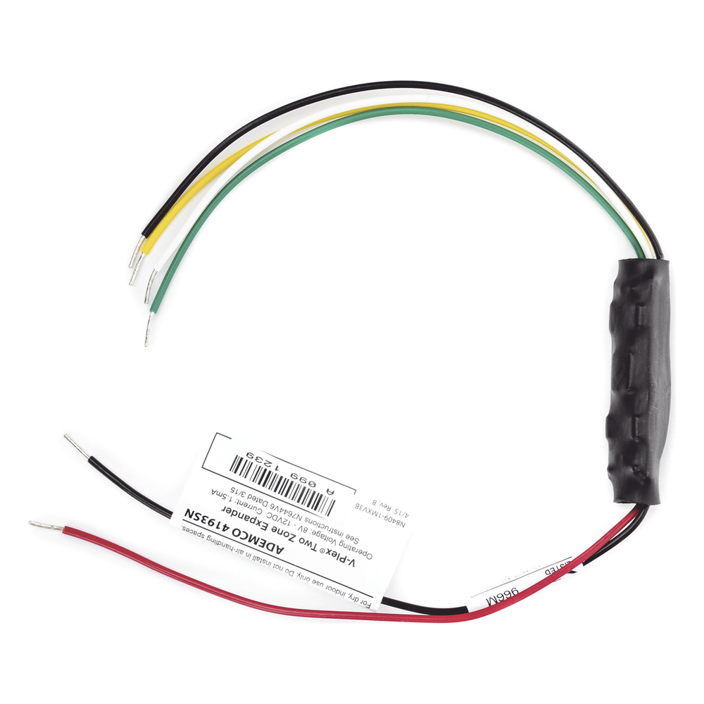 Módulo expansor serializado de dos zonas con resistencia de fin de línea 10K para bucle de polling multiplexado