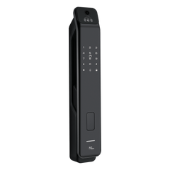 Cerradura Inteligente / Reconocimiento de Venas de la Palma / Reconocimiento Facial / Huella Dactilar / Video Intercom Bidireccional / Wi-Fi 2.4 GHz / App NGTeco Home / Auto Apertura y Cierre / Timbre Integrado / Aluminio / Puerta 45-60 mm (1.77-2.36 in)