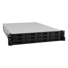 Unidad de Expansión Synology RX1217/RX1217RP | 12 Bahías de Disco | Compatible con SATA 3.5” y 2.5” | Expansión de Volumen en Línea | Fuentes de Alimentación Redundantes (RX1217RP) | Administración con