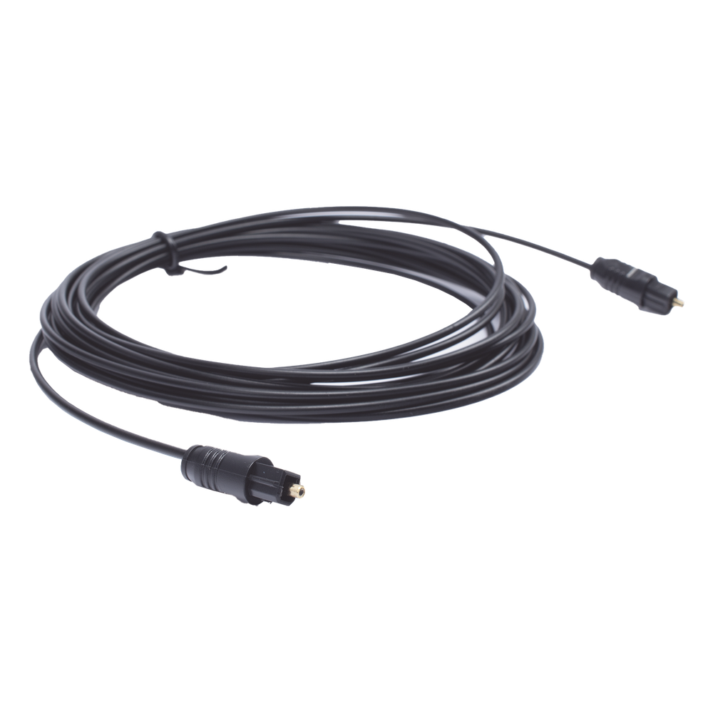Cable Toslink de Fibra Óptica de 4.6m | Ideal para Mandar Audio Digital para Sistemas de Alta Calidad | Compatible con Amplificadores VSSL