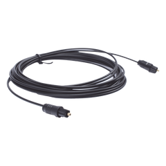 Cable Toslink de Fibra Óptica de 4.6m | Ideal para Mandar Audio Digital para Sistemas de Alta Calidad | Compatible con Amplificadores VSSL