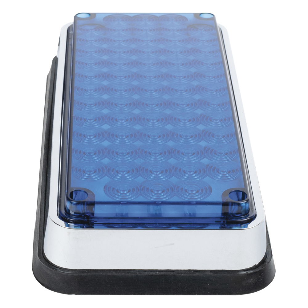 Luz de advertencia de 7x3", Color Azul, Ideal para ambulancias