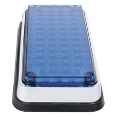 Luz de advertencia de 7x3", Color Azul, Ideal para ambulancias