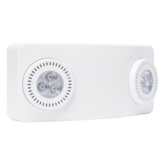 Luz de Emergencia Dual LED / 520 lúmenes / Uso Rudo / Cubierta ABS UL 5VA / Batería 9.6V 3Ah / 90 min Autonomía / Montaje Pared o Techo